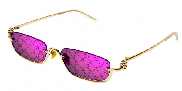 GUCCI GG1278S GOLD-GOLD-VIOLET