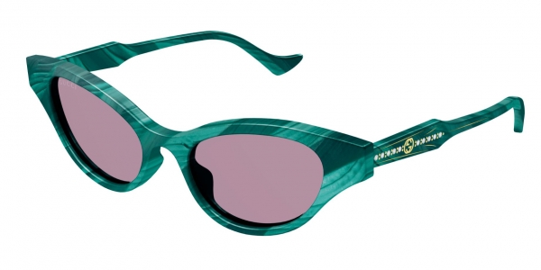 GUCCI GG1298S GREEN-GREEN-VIOLET