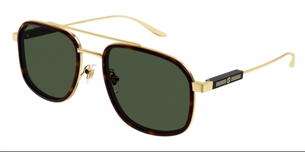 GUCCI GG1310S GOLD-GOLD-GREEN