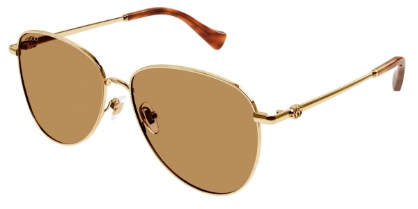 GUCCI GG1419S GOLD-GOLD-BROWN