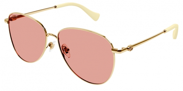 GUCCI GG1419S GOLD-GOLD-PINK