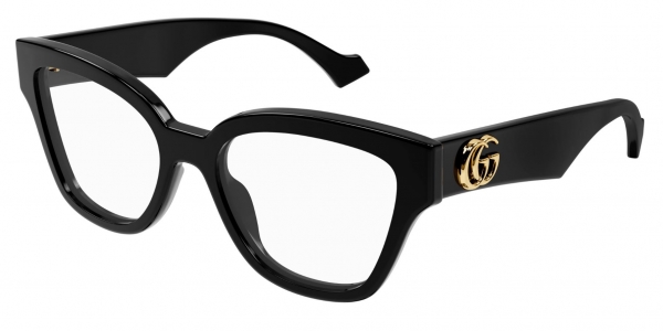 GUCCI GG1424O BLACK-BLACK-TRANSPARENT