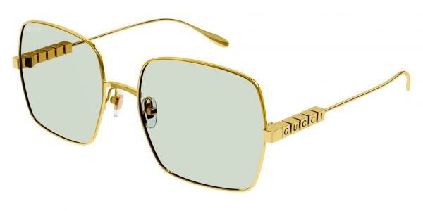 GUCCI GG1434S GOLD-GOLD-GREEN