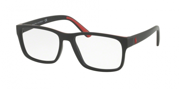 polo glasses black and red