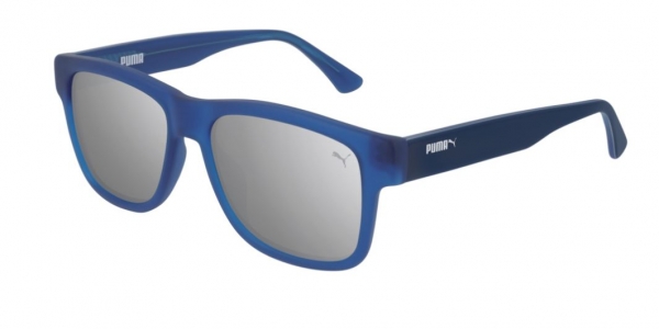 puma lunettes de soleil bleu