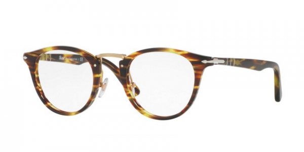 PERSOL PO3107V TYPEWRITER EDITION BROWN YELLOW TORQUOISE