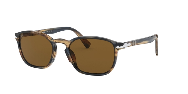 PERSOL PO3234S BROWN STRIPPED GREY
