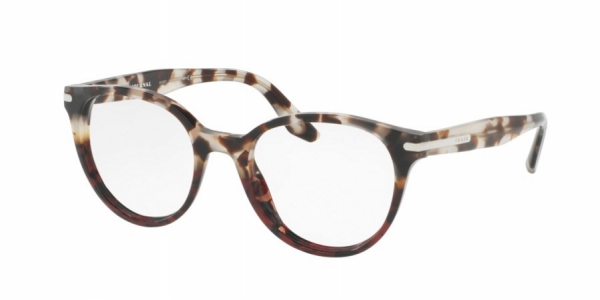 PRADA PR 07TV SPOTTED BROWN OP/SPOTTED RED
