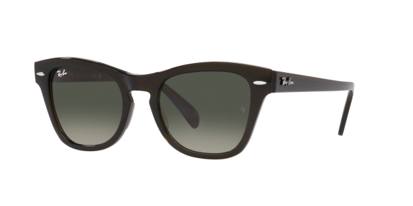RAY-BAN RB0707S TRANSPARENT OLIVE GREEN