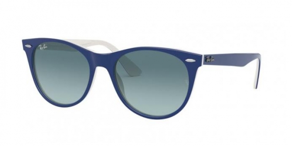 RAY-BAN RB2185 BLUE ON WHITE