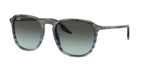 RAY-BAN RB2203 Gris y azul a rayas