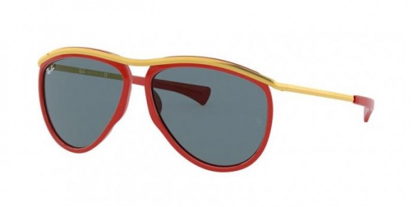 RAY-BAN OLYMPIAN AVIATOR RB2219 RED/GOLD
