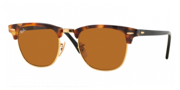 RAY-BAN Clubmaster RB3016 1160 SPOTTED BROWN HAVANA