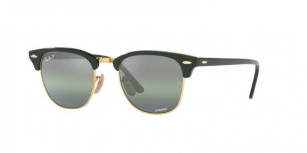 RAY-BAN RB3016 CLUBMASTER GREEN ON ARISTA