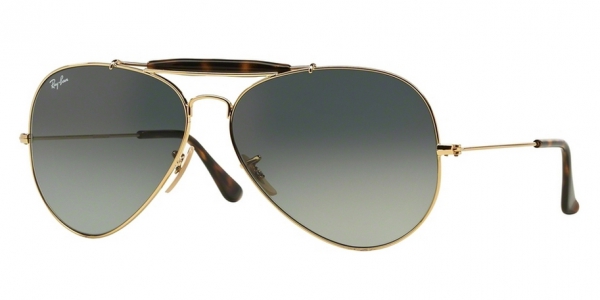 RAY-BAN RB3029 OUTDOORSMAN II GOLD