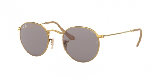 RAY-BAN RB3447 ROUND METAL GOLD