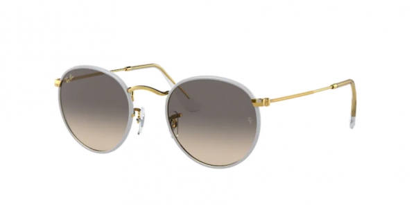 RAY-BAN RB3447JM ROUND FULL COLOR GREY ON LEGEND GOLD