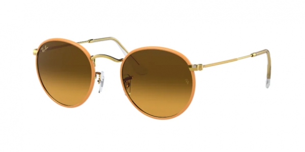 RAY-BAN RB3447JM ROUND FULL COLOR YELLOW ON LEGEND GOLD
