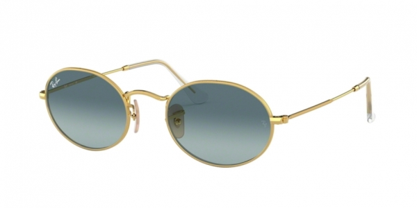 RAY-BAN RB3547 OVAL GOLD