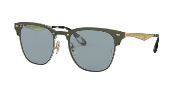 RAY-BAN BLAZE CLUBMASTER RB3576N BRUSHED GOLD