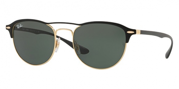 RAY-BAN RB3596 GOLD TOP ON MATTE BLACK