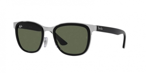 RAY-BAN RB3709 CLYDE BLACK ON SILVER