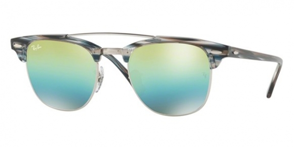 RAY-BAN CLUBMASTER DOUBLEBRIDGE RB3816 SILVER