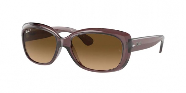RAY-BAN RB4101 JACKIE OHH TRANSPARENT DARK BROWN