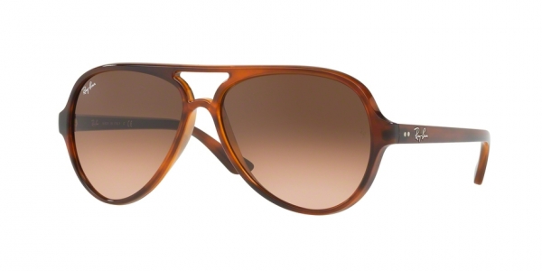 RAY-BAN RB4125 CATS 5000 STRIPPED HAVANA