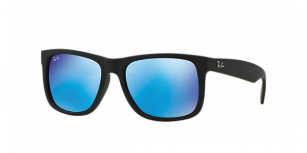 RAY-BAN Justin RB4165 622/55 BLACK RUBBER