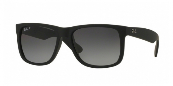 RAY-BAN Justin RB4165 622/T3 BLACK RUBBER