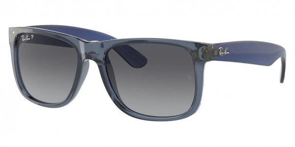 RAY-BAN Justin RB4165 6596T3 TRANSPARENT BLUE