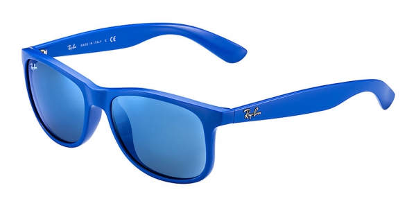 RAY-BAN RB4202 ANDY MATTE BLUE BLUE MIRROR