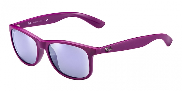 RAY-BAN RB4202 ANDY MATTE VIOLET MIRROR VIOLET