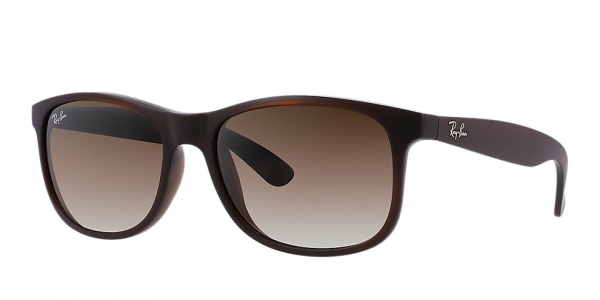 RAY-BAN Andy RB4202 607313 SHINY BROWN BROWN GRADIENT
