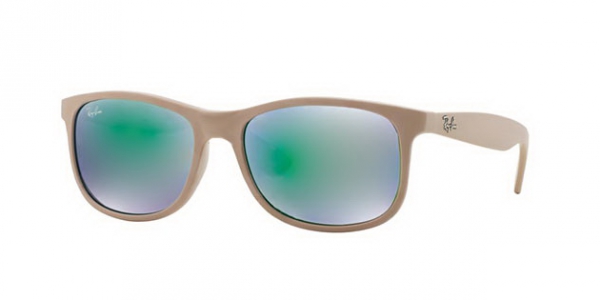 RAY-BAN RB4202 ANDY SHINY BEIGE ON MATTE TOP