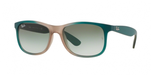 RAY-BAN RB4202 ANDY GRAD GREEN ON LT BROWN RUBBER