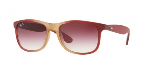 RAY-BAN RB4202 ANDY GRAD BORD ON RUBBER LT PINK TR