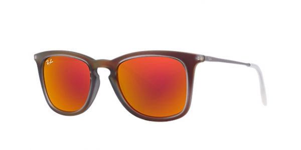 RAY-BAN RB4221 SHOT RED RUBBER