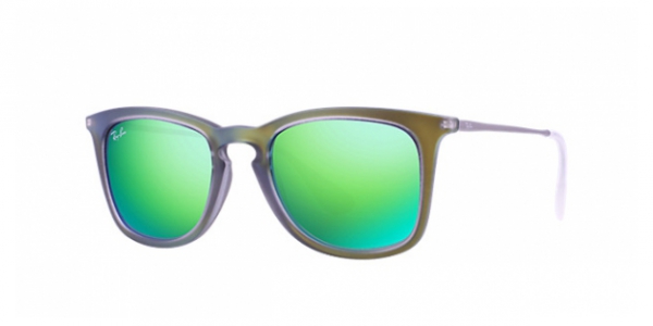 RAY-BAN RB4221 SHOT GREEN RUBBER