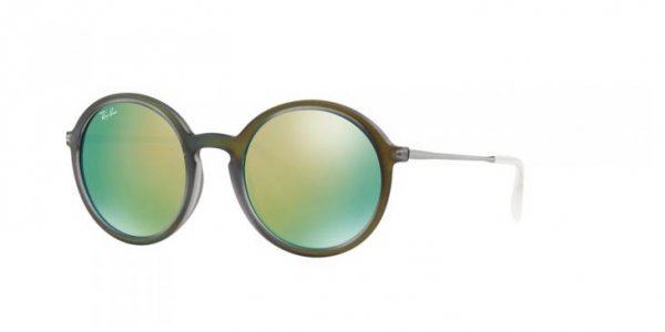 RAY-BAN RB4222 SHOT GREEN RUBBER