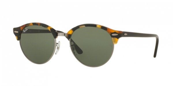 RAY-BAN RB4246 CLUBROUND HAVANA SPOTTED BLACK