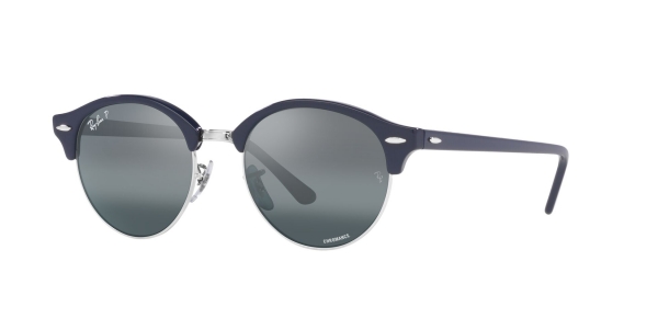RAY-BAN RB4246 CLUBROUND BLUE ON SILVER