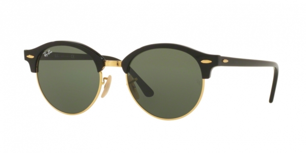 RAY-BAN RB4246 CLUBROUND BLACK