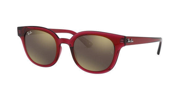 RAY-BAN RB4324 TRASPARENT RED
