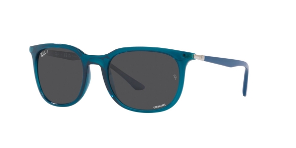 RAY-BAN RB4386 TRANSPARENT TURQUOISE