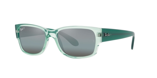 RAY-BAN RB4388 TRANSPARENT GREEN