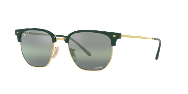 RAY-BAN RB4416 NEW CLUBMASTER GREEN ON ARISTA