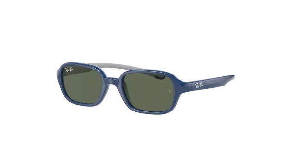 RAY-BAN JUNIOR RJ9074S BLUE ON RUBBER GREY