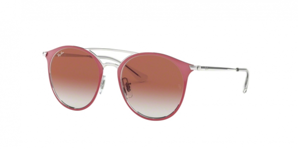 RAY-BAN JUNIOR RJ9545S SILVER ON TOP RED